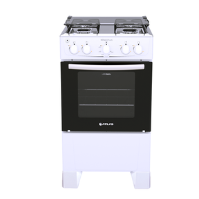 Fogão 4 Bocas Branco com Mesa Inox Atlas Mônaco Plus Bivolt