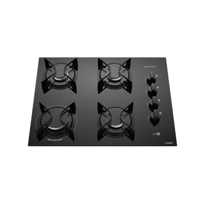 Cooktop 4 Bocas Preto com Mesa de Vidro Atlas Agile Up Bivolt