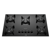 Cooktop 5 Bocas Preto com Mesa de Vidro Atlas Agile Up Bivolt