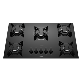 Cooktop 5 Bocas Preto com Mesa de Vidro Atlas Agile Up Bivolt